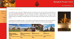 Desktop Screenshot of bangkokprivatetours.com